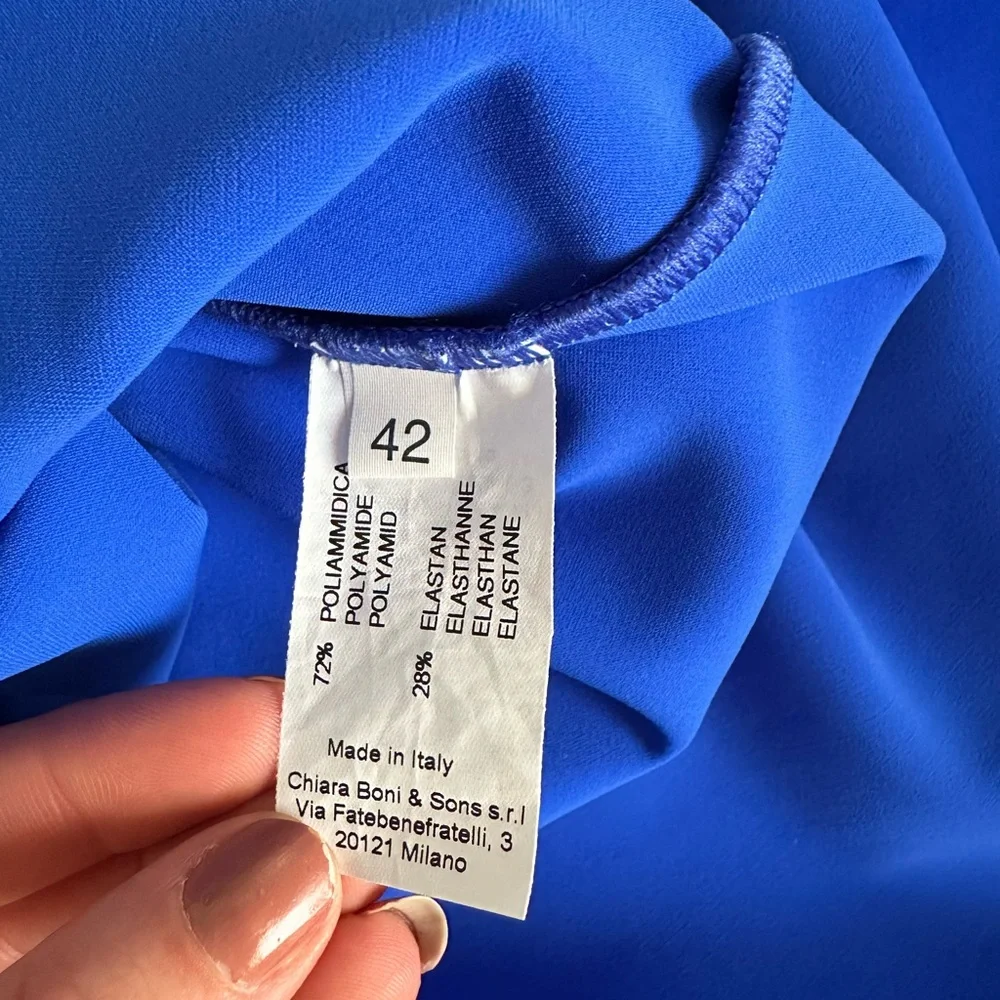 Chiari Boni Lianette One-Shoulder Embellished Gown - Picture 13 of 13
